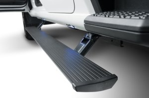 Chevrolet Silverado 3500 Running Boards - AMP Research - PowerStep Plug N Play - Black - `20-`22